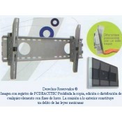 Soporte para pantallas de plasma de 30" a 61"  acero troquelado